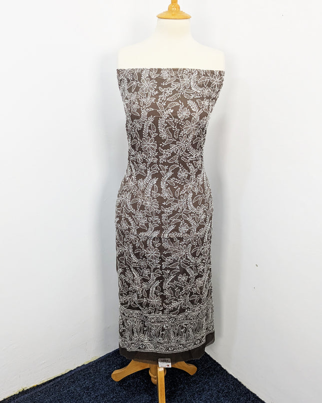 Fancy Chiffon With Chikankari Shadow Work