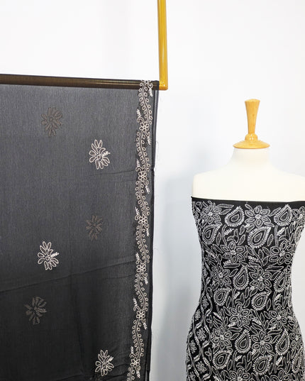 Fancy Chiffon With Chikankari Shadow Work