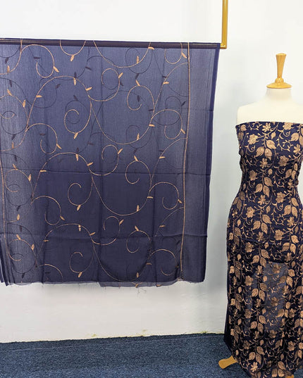 Fancy Chiffon Full Jaal Embroidered Work