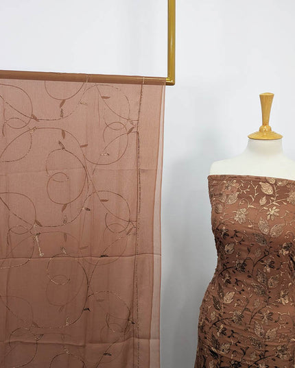 Fancy Chiffon Full Jaal Embroidered Work