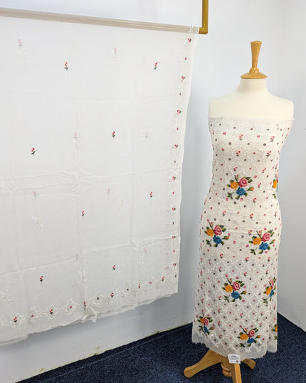 China Crinkle Cross stitch And Shadow work