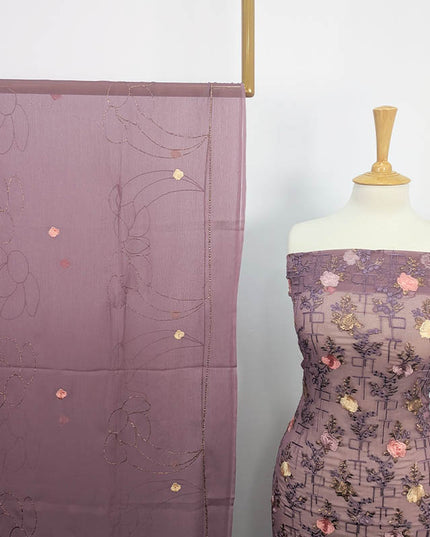 Fancy Embroidered Chiffon 2PC Unstitched