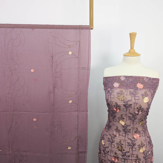Fancy Embroidered Chiffon 2PC Unstitched