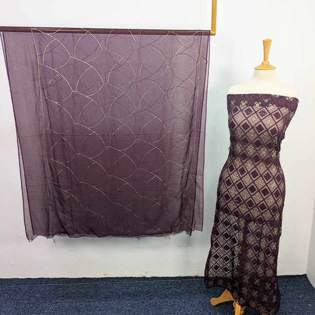Fancy Embroidered Chiffon 2PC Unstitched