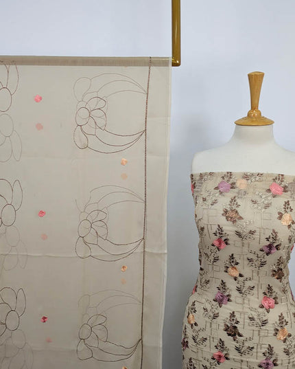 Fancy Embroidered Chiffon 2PC Unstitched