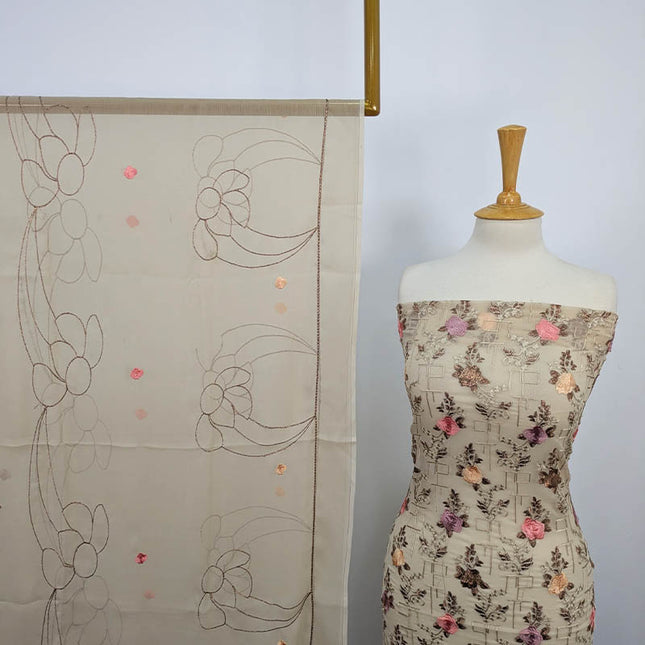 Fancy Embroidered Chiffon 2PC Unstitched