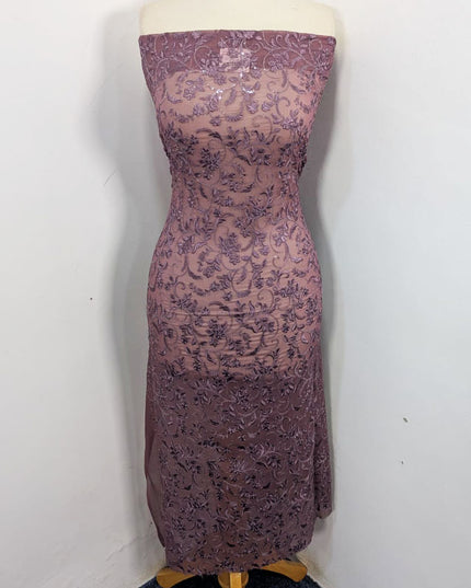 Fancy Crinkle Chiffon with Embroidered Work 2PC Unstitched