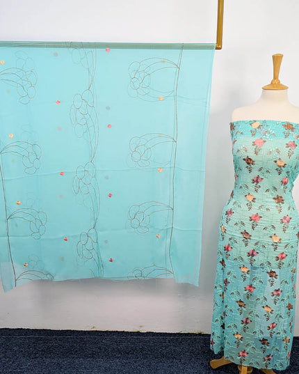 Fancy Embroidered Chiffon 2PC Unstitched