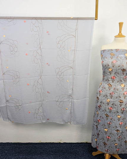 Fancy Embroidered Chiffon 2PC Unstitched