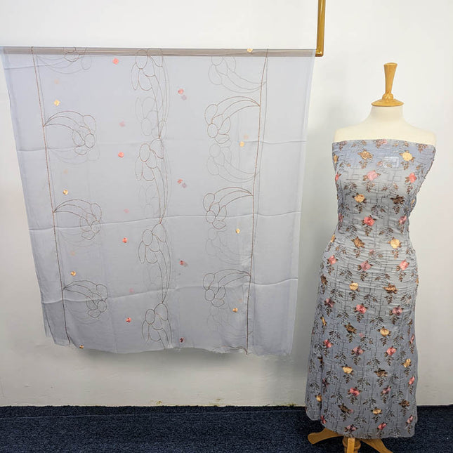 Fancy Embroidered Chiffon 2PC Unstitched