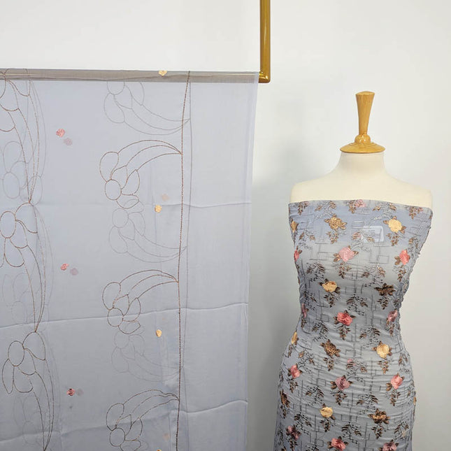 Fancy Embroidered Chiffon 2PC Unstitched