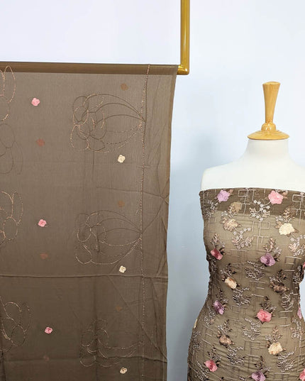 Fancy Embroidered Chiffon 2PC Unstitched