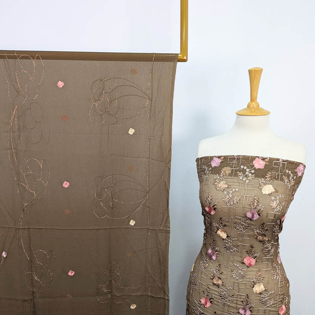 Fancy Embroidered Chiffon 2PC Unstitched