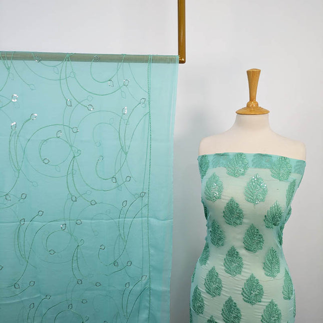Fancy Embroidered Chiffon 2PC Unstitched