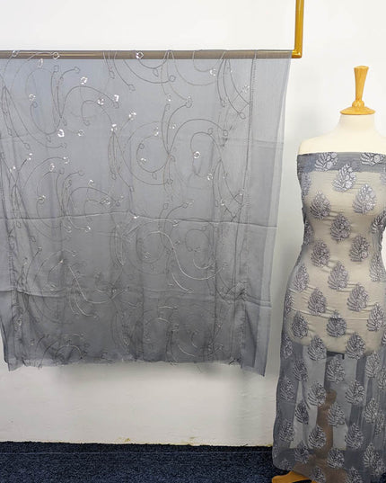 Fancy Embroidered Chiffon 2PC Unstitched