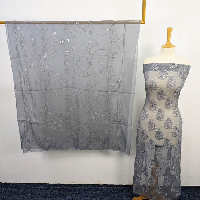 Fancy Embroidered Chiffon 2PC Unstitched