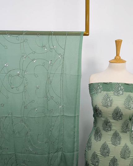 Fancy Embroidered Chiffon 2PC Unstitched