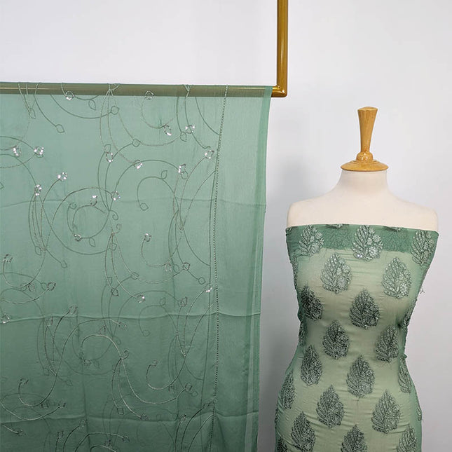 Fancy Embroidered Chiffon 2PC Unstitched