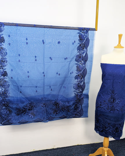 Fancy Embroidered Full Jaal Lawn