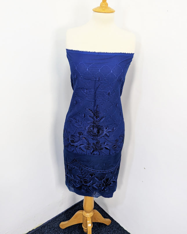 Fancy Embroidered Full Jaal Lawn