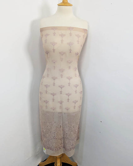 Embroidered Chiffon With Chikankari Cut Work 2PC Unstitched