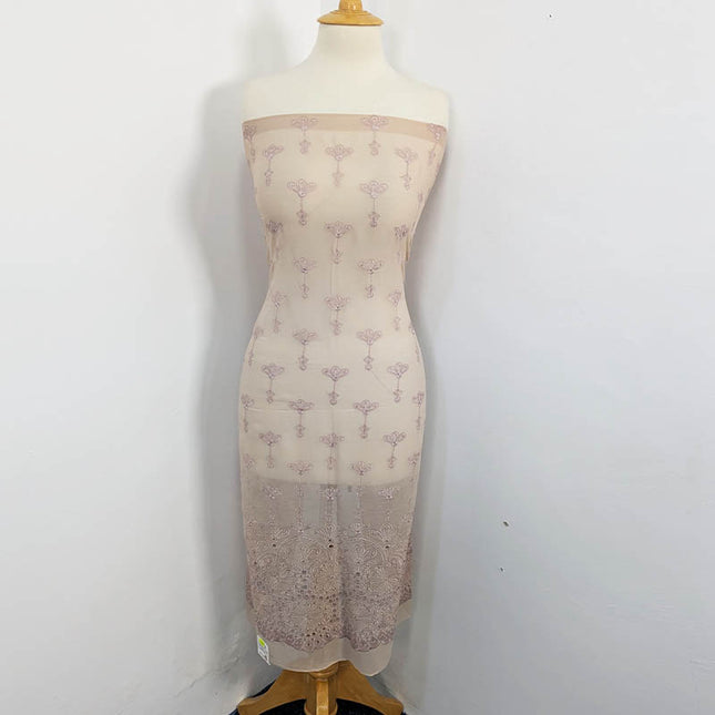 Embroidered Chiffon With Chikankari Cut Work 2PC Unstitched