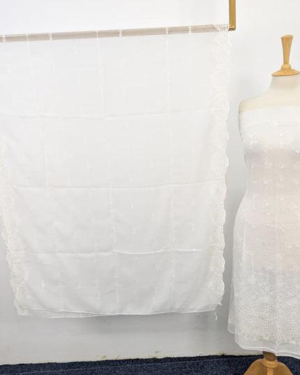 Embroidered Chiffon with Chikankari Work 2PC Unstitched