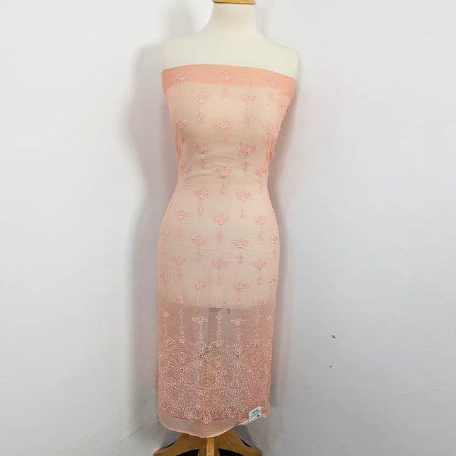 Embroidered Chiffon With Chikankari Cut Work 2PC Unstitched