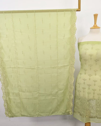 Embroidered Chiffon with Chikankari Work 2PC Unstitched