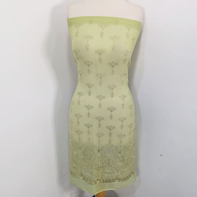 Embroidered Chiffon with Chikankari Work 2PC Unstitched