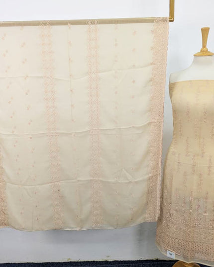 Embroidered Chiffon with Chikankari Work 2PC Unstitched