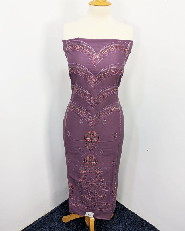 Fancy Embroidered Digital Lawn Unstitched