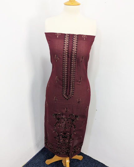 Fancy Embroidered Lawn With Chiffon Dupatta