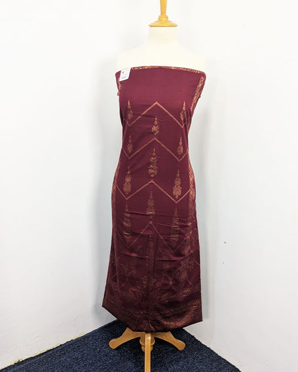 Fancy Printed Banarasi Work Lawn With Contrast Dupatta