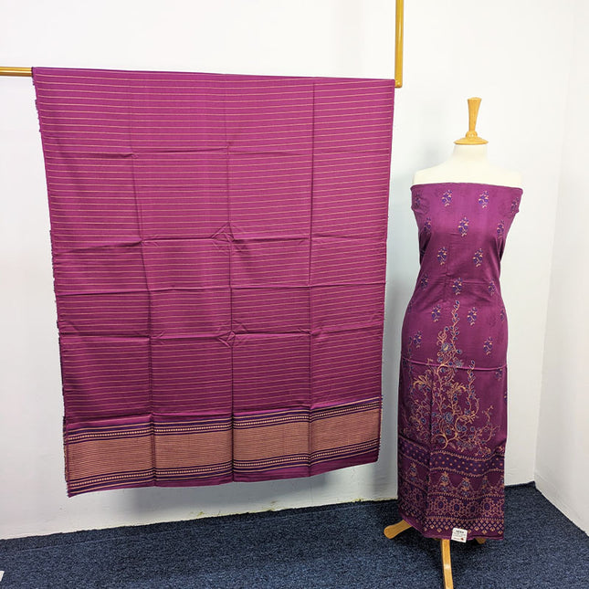 Fancy Banarasi Lawn 3pc Unstitched
