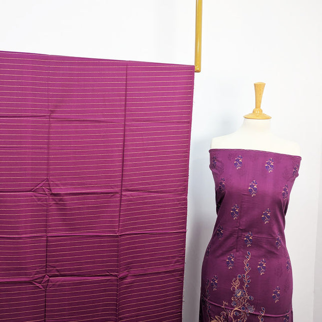 Fancy Banarasi Lawn 3pc Unstitched