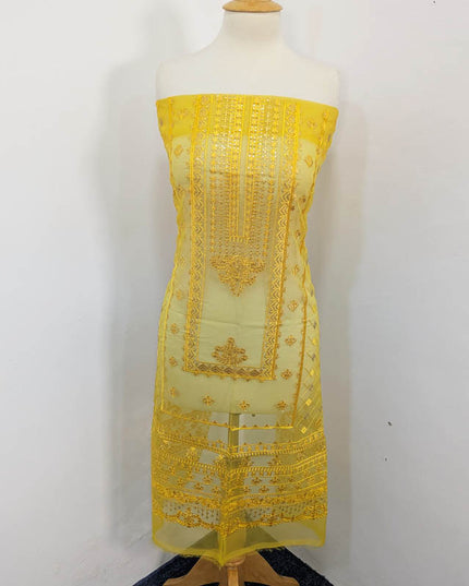 Fancy Embroidered Organza 2PC Unstitched
