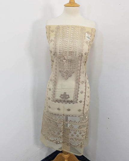 Fancy Embroidered Organza 2PC Unstitched