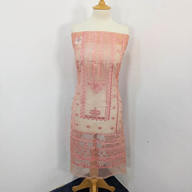 Fancy Embroidered Organza 2PC Unstitched