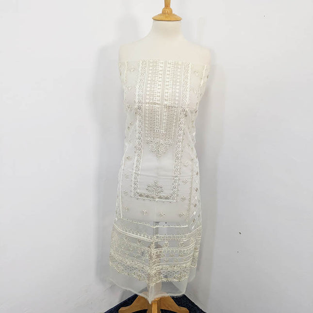 Fancy Embroidered Organza 2PC Unstitched