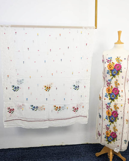 Handmade Pure China Crinkle 2pc Unstitched