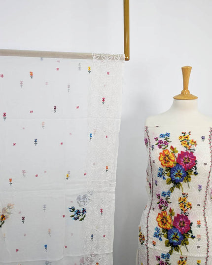 Handmade Pure China Crinkle 2pc Unstitched