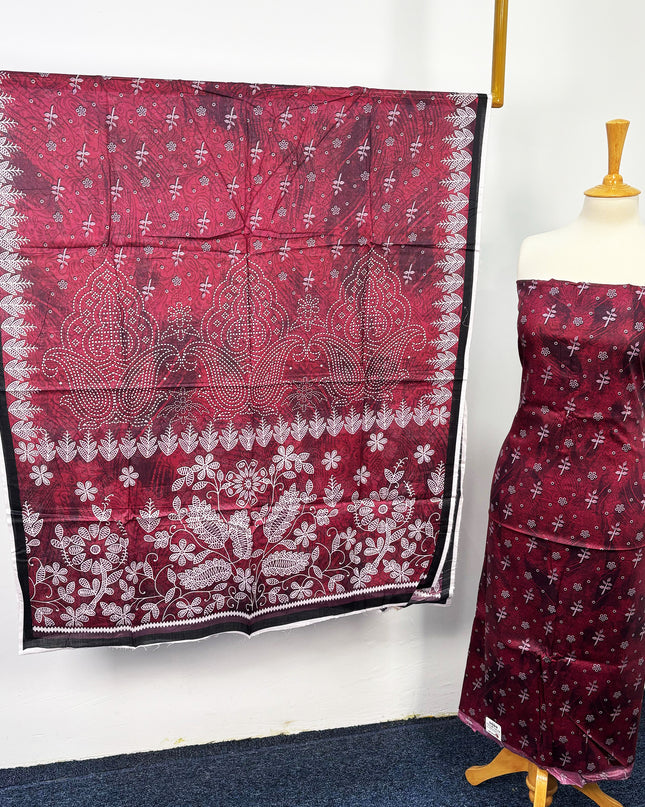Fancy Digital Printed Lawn All Over 3piece Unstitched