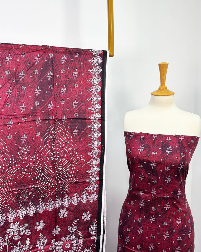 Fancy Digital Printed Lawn All Over 3piece Unstitched