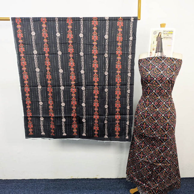 Fancy Digital Printed Lawn 3Pc Unstitched