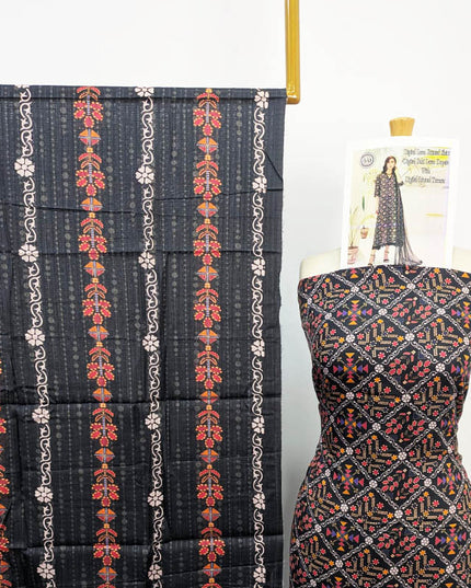 Fancy Digital Printed Lawn 3Pc Unstitched