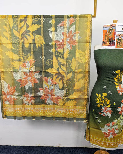 Digital Printed Lawn 3Pc Unstitched