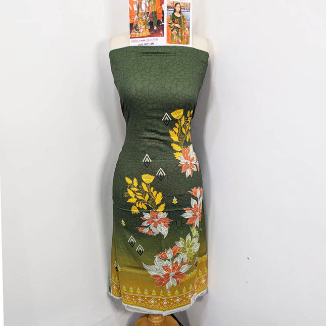 Digital Printed Lawn 3Pc Unstitched