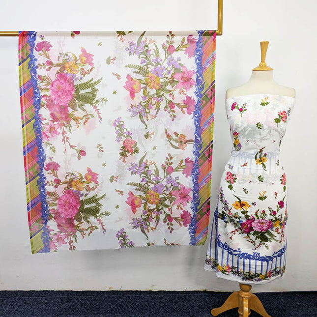 Fancy Digital Printed Lawn 3Pc Unstitched