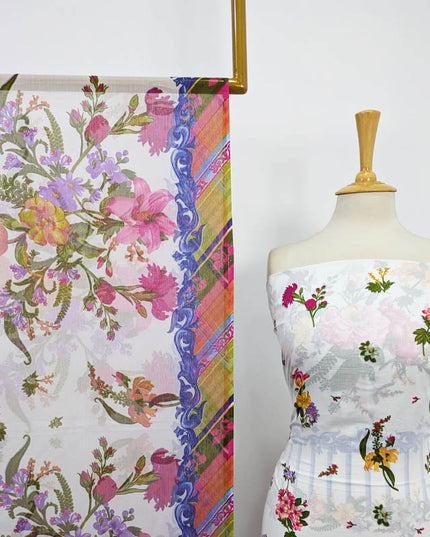 Fancy Digital Printed Lawn 3Pc Unstitched